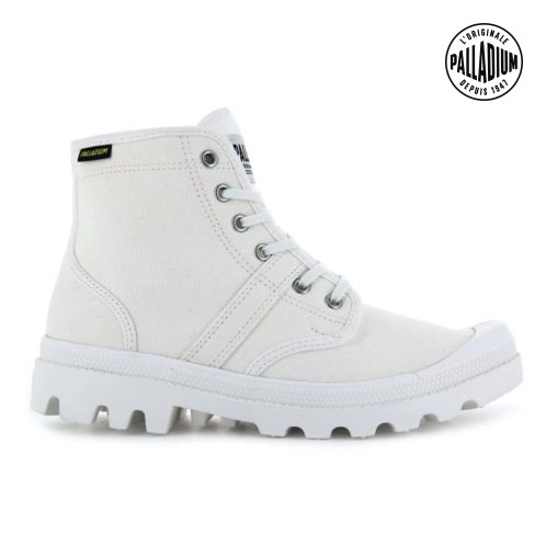 Bottes Palladium Pallabrousse Femme Blanche | FR JXN025P